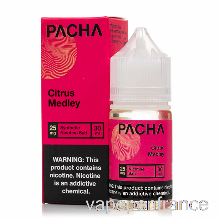 Mélange D'agrumes - Sels De Pacha - Stylo Vape 30 Ml 25 Mg